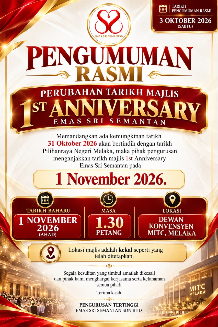 1 November 2026 (Ahad)