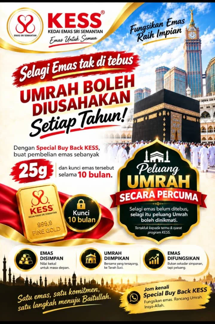 🕋 Peluang Umrah Setiap Tahun!
